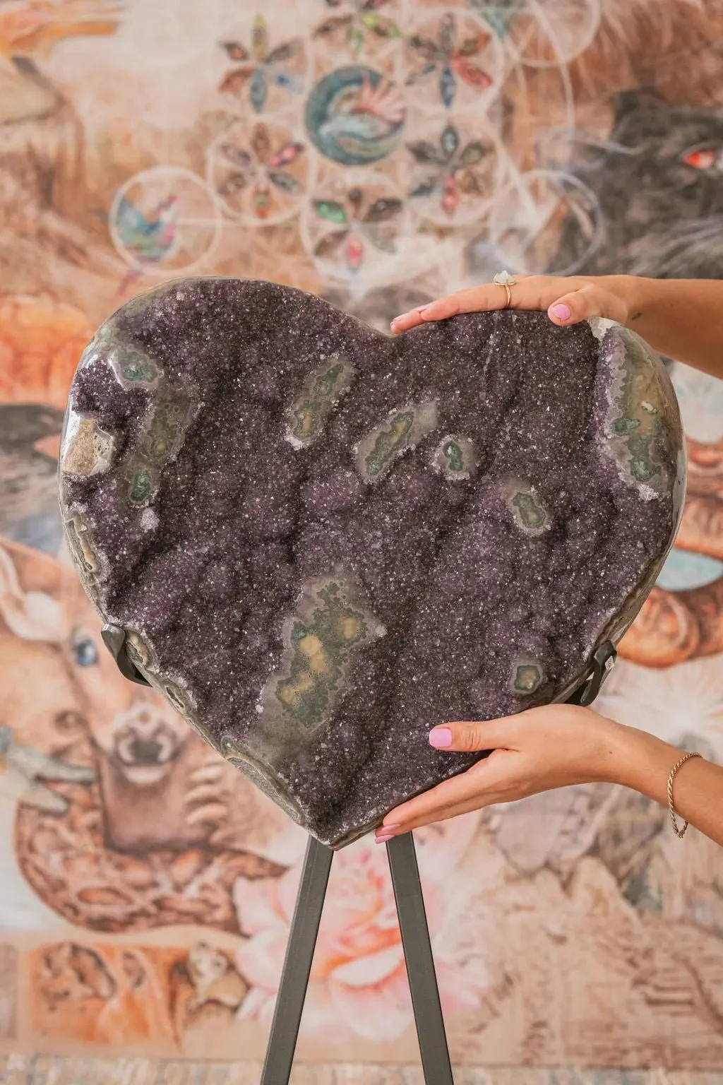 Uruguayan Amethyst Heart Collectors Piece (3 Foot) - Image 14