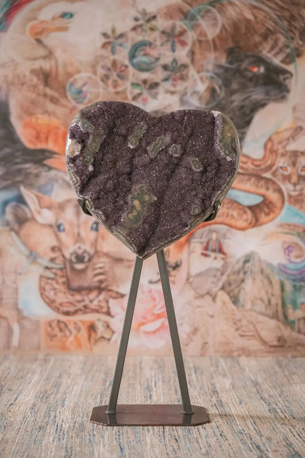 Uruguayan Amethyst Heart Collectors Piece (3 Foot) - Image 5