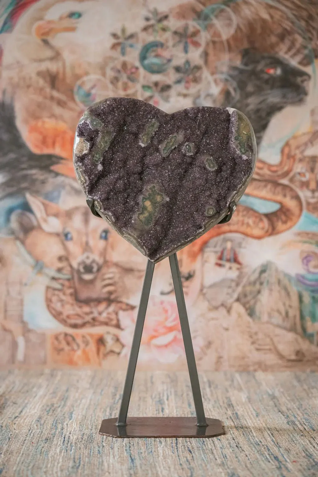 Uruguayan Amethyst Heart Collectors Piece (3 Foot) - Image 8